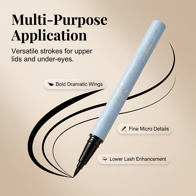 Wasserfester Präzisions-Eyeliner-Stift, wischfestes Augen-Make-up