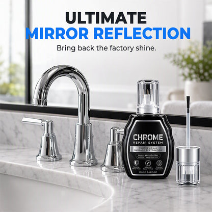 🥳HEISSER SALE 2026🥳💞50.000+ VERKAUFT! ✨🚗 Chrom-Restaurierungs-Set – Entfernt Oxidation & bringt metallischen Hochglanz | Premium Qualität