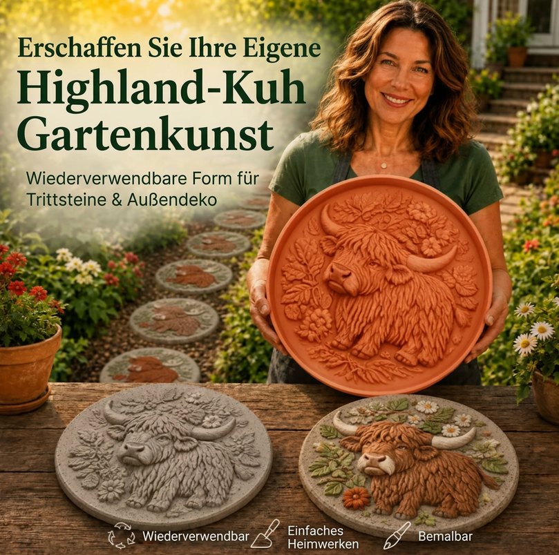 🌻 JETZT 49% RABATT! 🎨 Wiederverwendbare Gartengussform – Kreative Designs, langlebig & einfach zu verwenden – Gestalten Sie mühelos einzigartige Gartendekorationen ✨