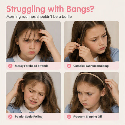 Kinder-Haarband mit dekorativen Mini-Clips und 13 Motiven