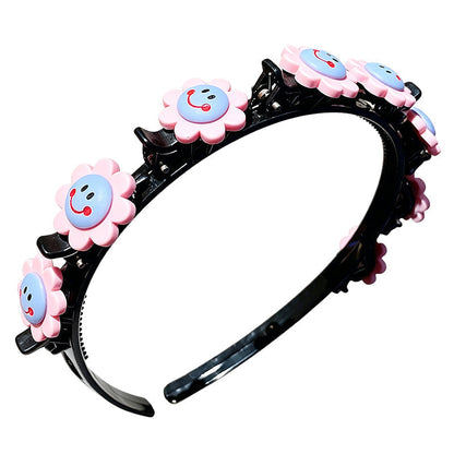 Kinder-Haarband mit dekorativen Mini-Clips und 13 Motiven
