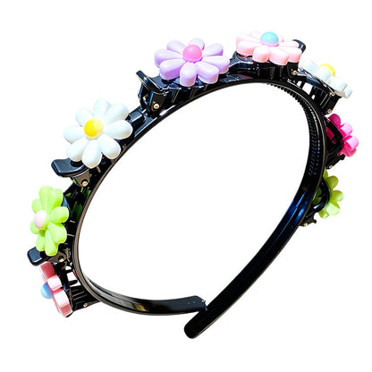 Kinder-Haarband mit dekorativen Mini-Clips und 13 Motiven