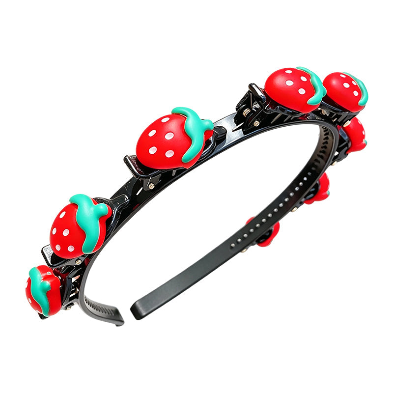Kinder-Haarband mit dekorativen Mini-Clips und 13 Motiven