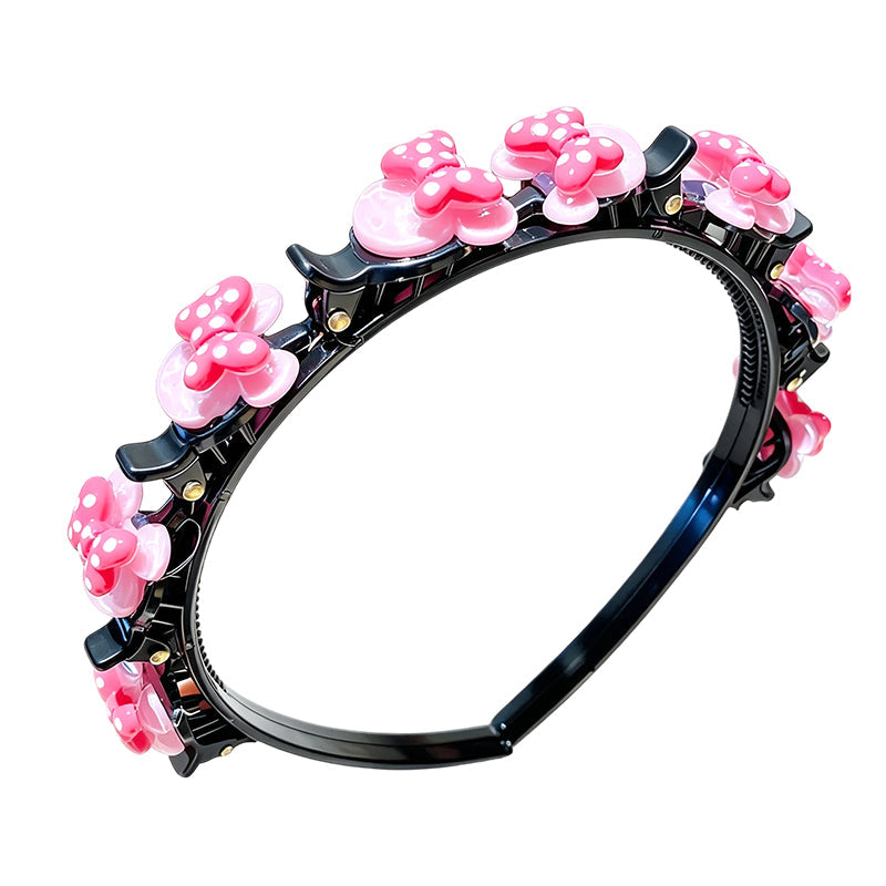 Kinder-Haarband mit dekorativen Mini-Clips und 13 Motiven