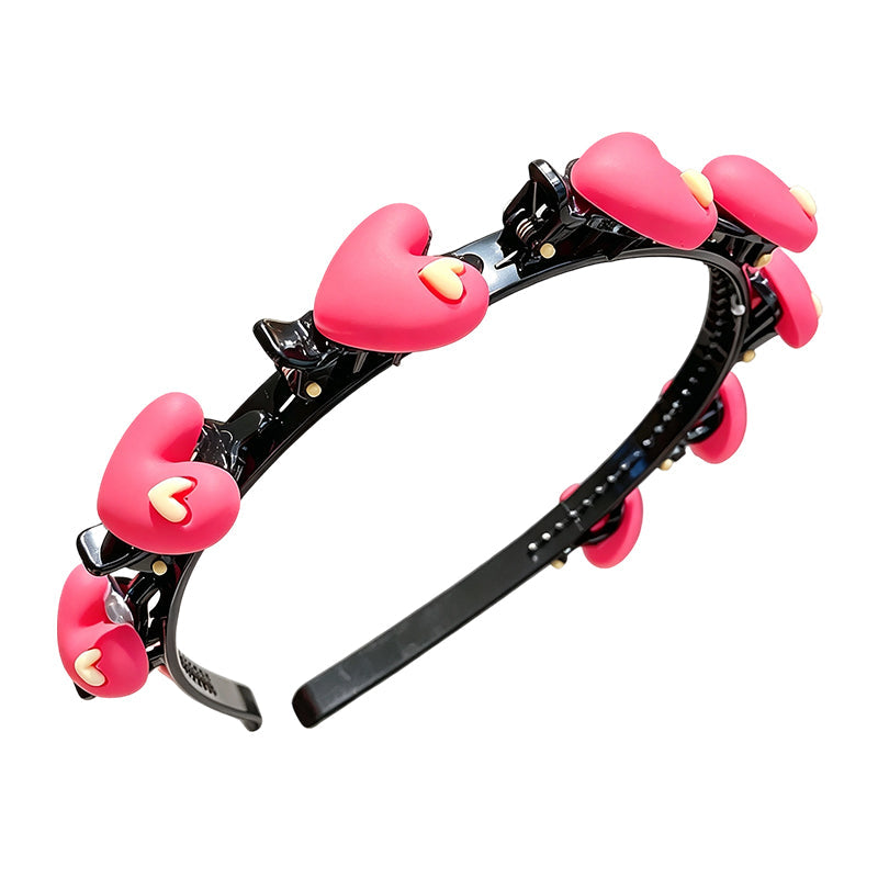 Kinder-Haarband mit dekorativen Mini-Clips und 13 Motiven