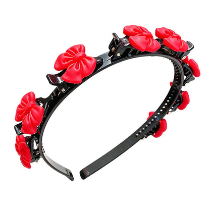 Kinder-Haarband mit dekorativen Mini-Clips und 13 Motiven