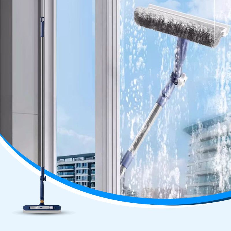 🪟 Fensterabzieher mit langem Stiel | 120 cm Reinigungsgerät