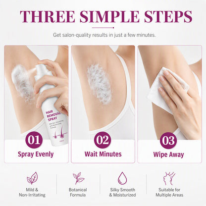 💥 50% sparen! Glatte Haut ohne Rasierstress – Haarentfernungsspray 100 ml – einfach aufsprühen, kurz einwirken lassen & abwischen – sanft & seidenglatt ✨🦵