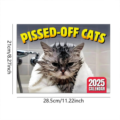 ⏳Nur für kurze Zeit – 50% RABATT⏰🐱 Lustiger Katzenkalender – 12 Monate frecher Katzenhumor