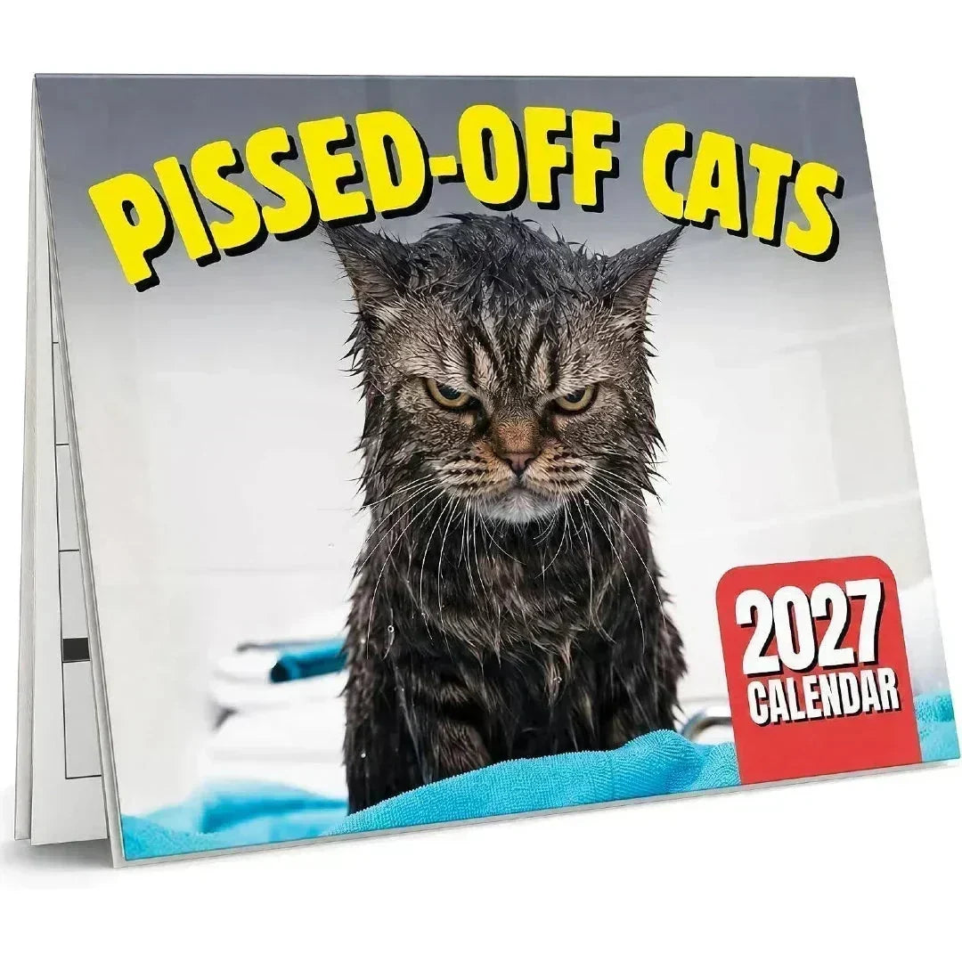 ⏳Nur für kurze Zeit – 50% RABATT⏰🐱 Lustiger Katzenkalender – 12 Monate frecher Katzenhumor