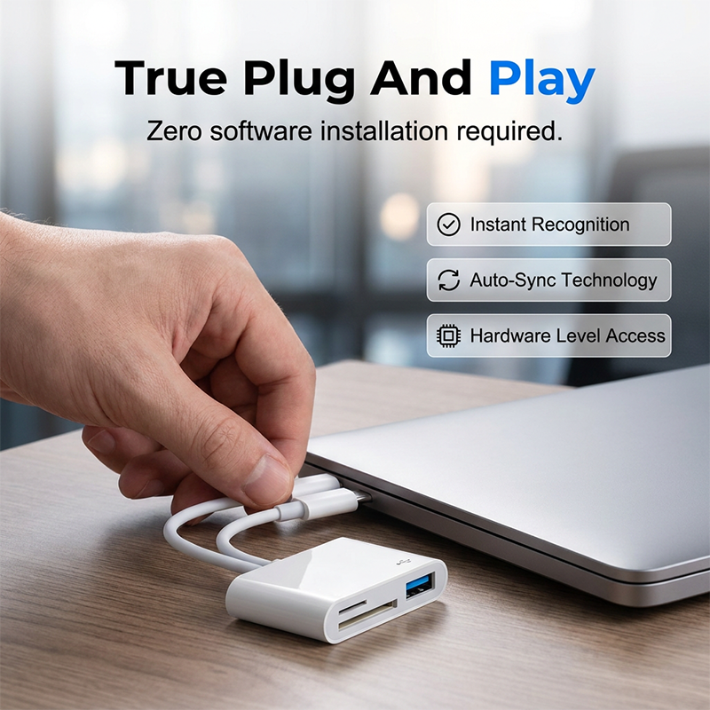 💾✨ 5-in-1-Multiport-Speicherkartenlesegerät – mehrere Speicherkarten einfach und bequem verwalten 🔌📱