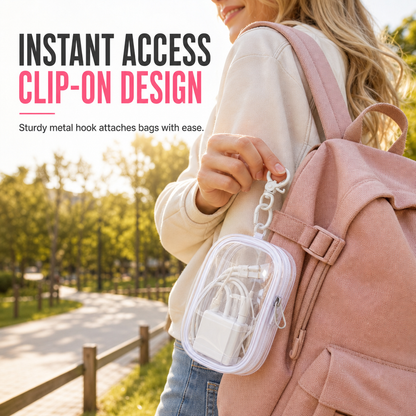 🎁 1 kaufen, 1 gratis dazu🎁Portable transparente Reisetasche zur Aufbewahrung