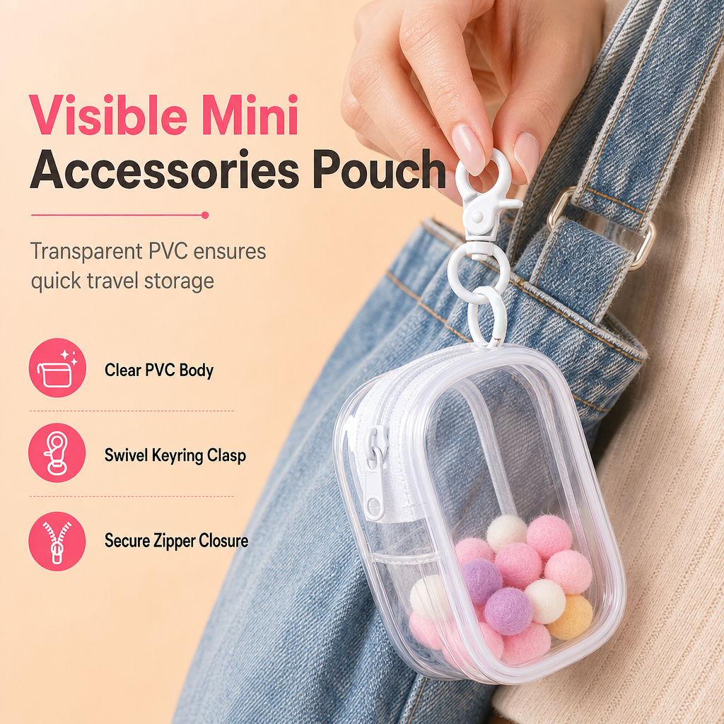 🎁 1 kaufen, 1 gratis dazu🎁Portable transparente Reisetasche zur Aufbewahrung