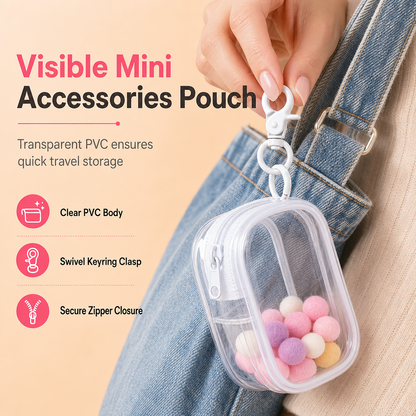 🎁 1 kaufen, 1 gratis dazu🎁Portable transparente Reisetasche zur Aufbewahrung