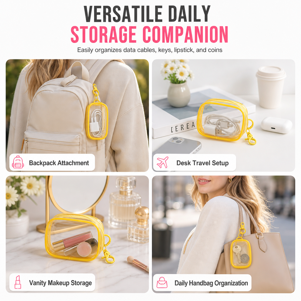 🎁 1 kaufen, 1 gratis dazu🎁Portable transparente Reisetasche zur Aufbewahrung