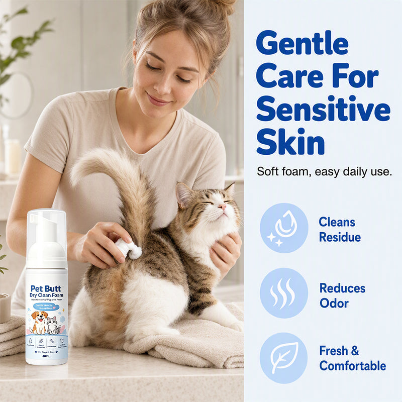 🐾 KAUFE 2, ERHALTE 1 GRATIS! 🧼 Trockenschaum für Haustiere – Ohne Abspülen ✨