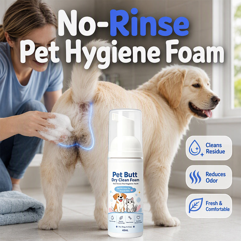 🐾 KAUFE 2, ERHALTE 1 GRATIS! 🧼 Trockenschaum für Haustiere – Ohne Abspülen ✨