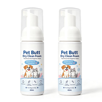 🐾 KAUFE 2, ERHALTE 1 GRATIS! 🧼 Trockenschaum für Haustiere – Ohne Abspülen ✨