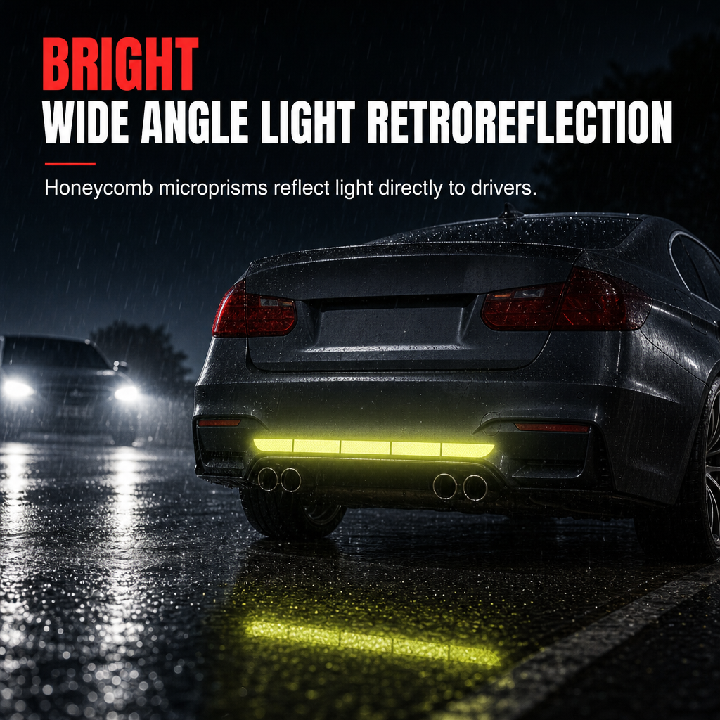 2 für 1 🔥Reflektierende Autoaufkleber für Kofferraum und Heckstoßstange