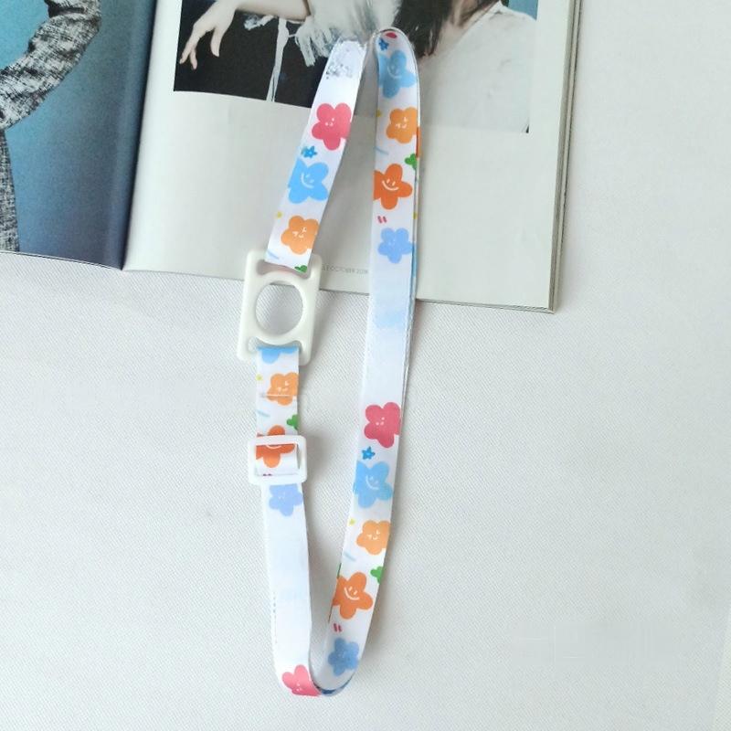 Verstellbares Wasserflaschen-Lanyard mit flexiblem Silikonring
