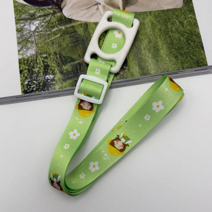 Verstellbares Wasserflaschen-Lanyard mit flexiblem Silikonring