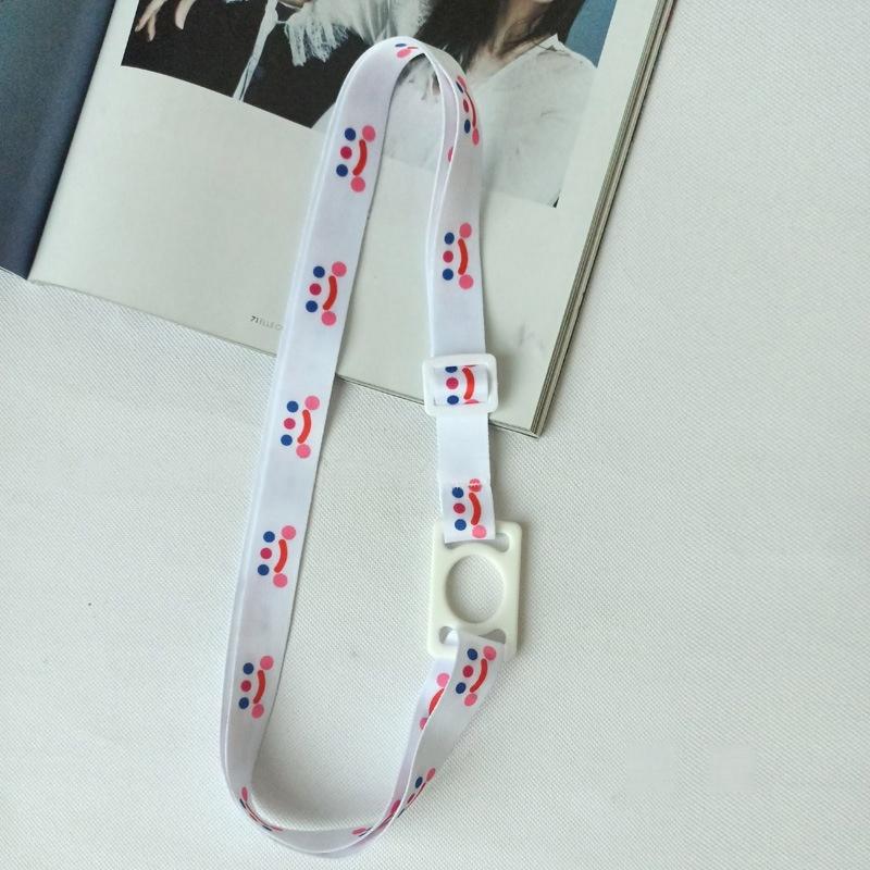 Verstellbares Wasserflaschen-Lanyard mit flexiblem Silikonring