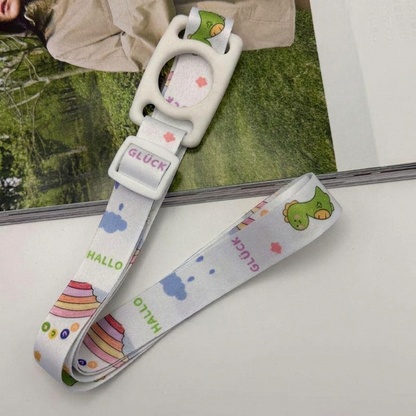 Verstellbares Wasserflaschen-Lanyard mit flexiblem Silikonring