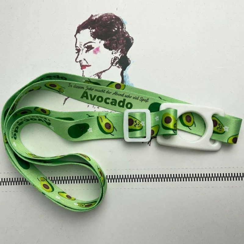 Verstellbares Wasserflaschen-Lanyard mit flexiblem Silikonring
