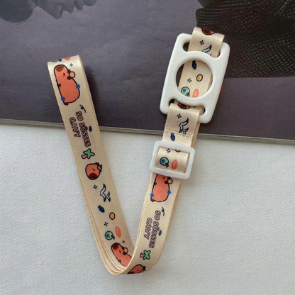 Verstellbares Wasserflaschen-Lanyard mit flexiblem Silikonring