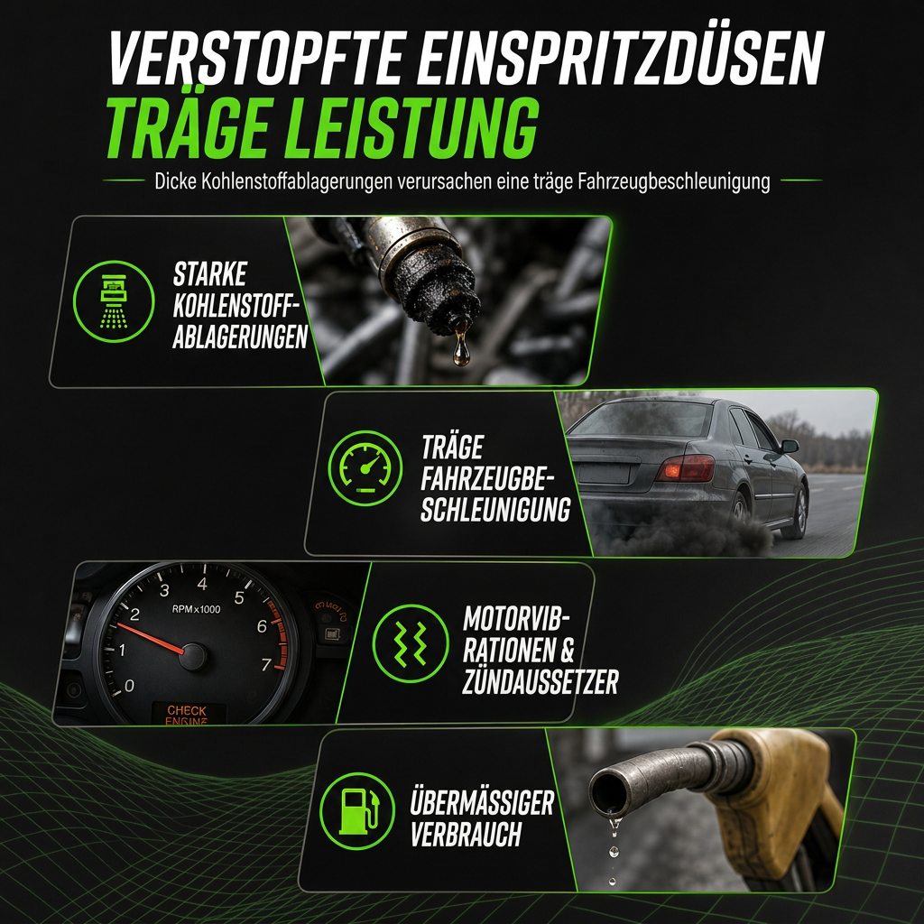 Benzinmotor- und Einspritzdüsenreiniger für Kraftstoffeinsparungen