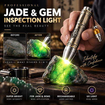 🔦 50% RABATT! 💎 Profi-Taschenlampe zur Edelsteinprüfung – Multifunktional & präzise ✨