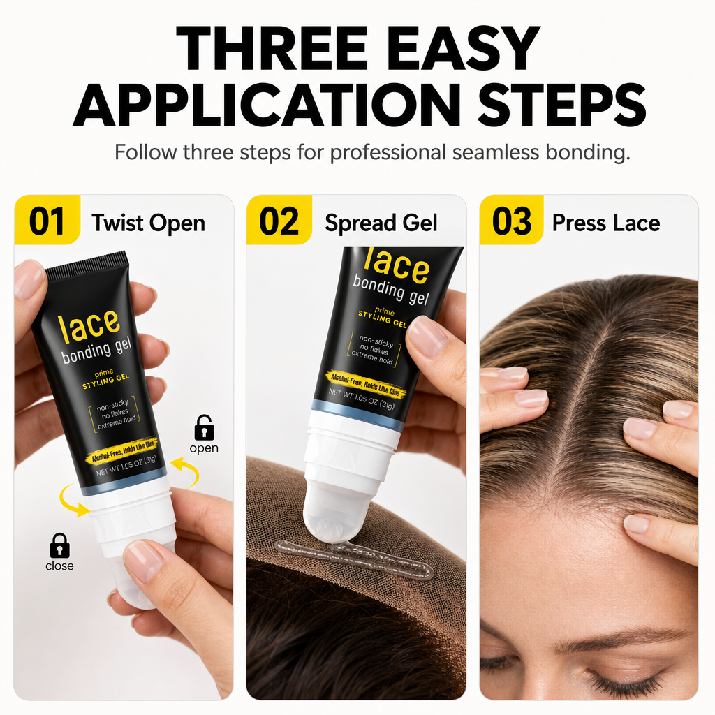 Schnelltrocknendes Lace-Klebe-Gel für Perücken