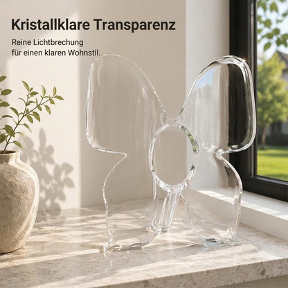 🦋 50% RABATT! 💐 Schmetterlingsvase – Transparent & dekorativ ✨