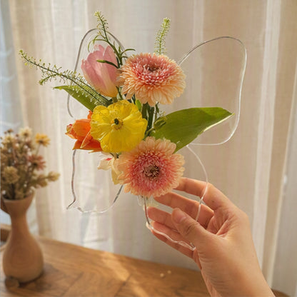 🦋 50% RABATT! 💐 Schmetterlingsvase – Transparent & dekorativ ✨