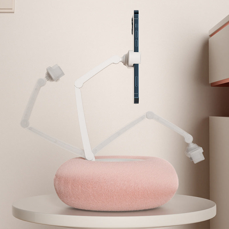 Tragbarer, um 360° verstellbarer Handyhalter mit Kissen