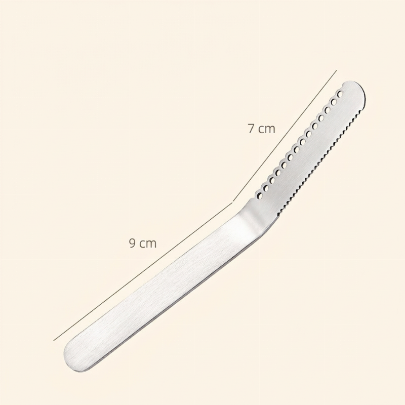 Professionelles 3-in-1 Buttermesser und Streichmesser aus 304 Edelstahl