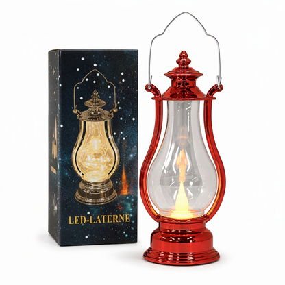 Vintage-LED-Kerzenöl-Laterne, dekorative Hängelampe
