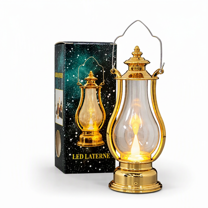 Vintage-LED-Kerzenöl-Laterne, dekorative Hängelampe