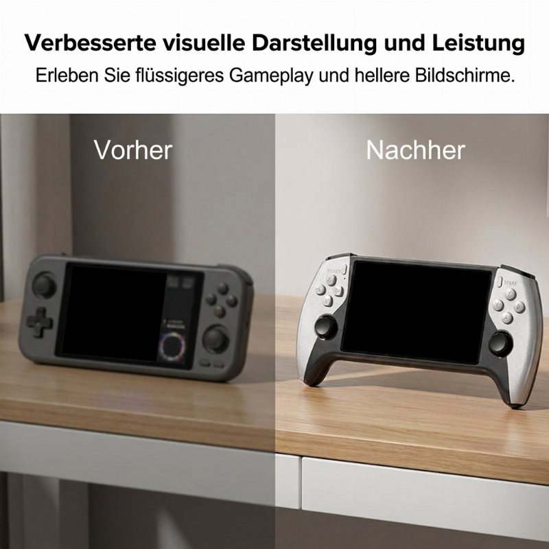 🎮🕹️ 50 % RABATT! Handheld-Spielekonsole – Kampfmodus für zwei Spieler, ergonomische Handhabung. 5-Zoll-HD-Bildschirm, langlebiger Akku. Der Retro-Spaß überall mit dabei! ✨🔋