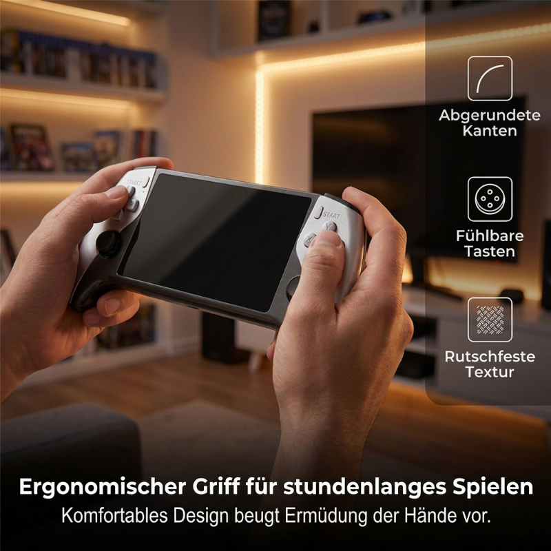 🎮🕹️ 50 % RABATT! Handheld-Spielekonsole – Kampfmodus für zwei Spieler, ergonomische Handhabung. 5-Zoll-HD-Bildschirm, langlebiger Akku. Der Retro-Spaß überall mit dabei! ✨🔋