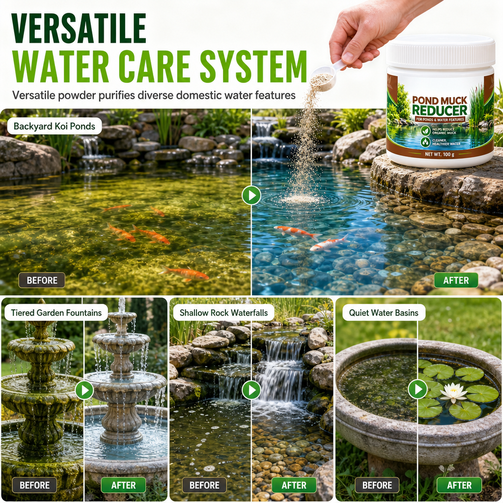Wasserklärer-Pulver für Teiche und Pools