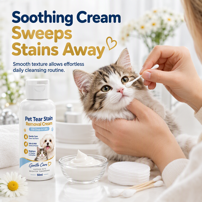 💖 Zeig deinem Liebling Fürsorge! 🐾 Sanfte Tränenflecken-Entferner-Creme – pflanzlich, reizfrei, 50 ml – für klare, strahlende Augen! 👀✨