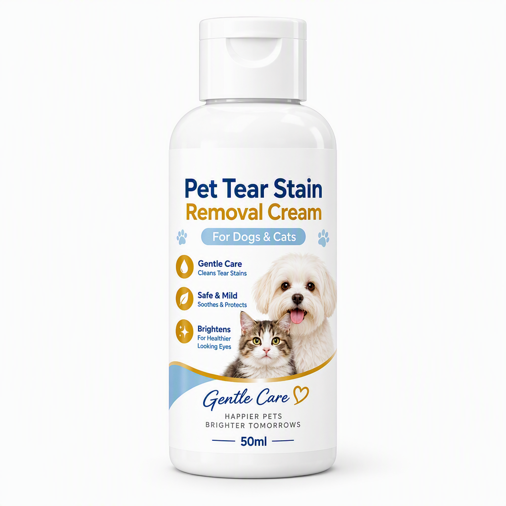 💖 Zeig deinem Liebling Fürsorge! 🐾 Sanfte Tränenflecken-Entferner-Creme – pflanzlich, reizfrei, 50 ml – für klare, strahlende Augen! 👀✨