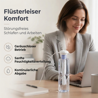 💨 Kompakter tragbarer USB-Luftbefeuchter