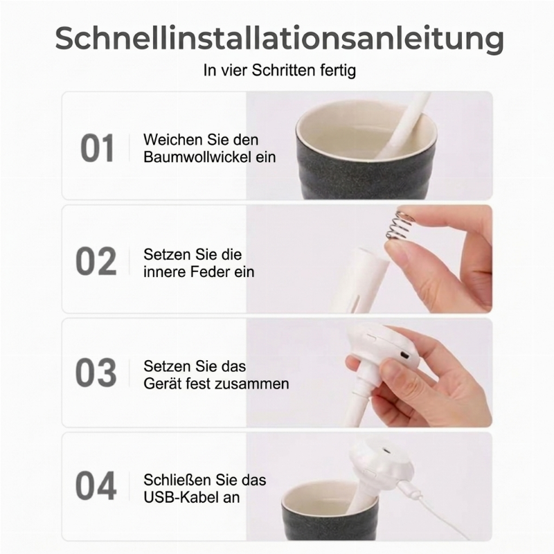 💨 Kompakter tragbarer USB-Luftbefeuchter