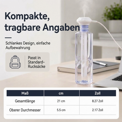 💨 Kompakter tragbarer USB-Luftbefeuchter