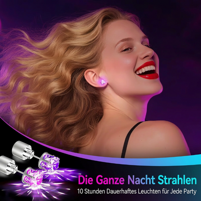 💡 50 % RABATT ✨ LED-leuchtende Ohrstecker, auffällig für Party, Festival und Nachtaktivitäten 🎉