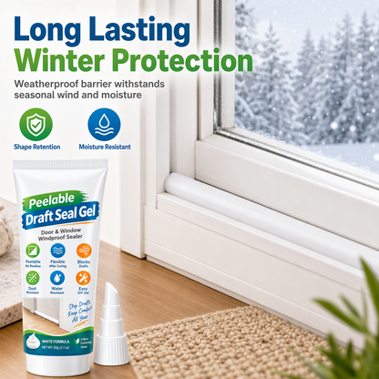 🚪Jetzt 50 % Rabatt! Abziehbares Tür- und Fensterdichtungsgel – Entfernbarer, winddichter und wasserfester Dichtungsring für die Wärmedämmung von Hausspalten.