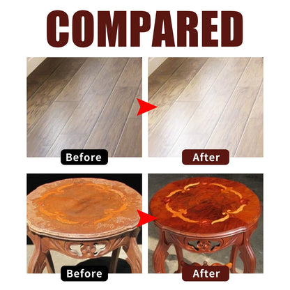⏳Zeitlich begrenztes Angebot⏳ Scomeri Holzpflege mit Öl und Wachs, 100 g – inklusive Pinsel