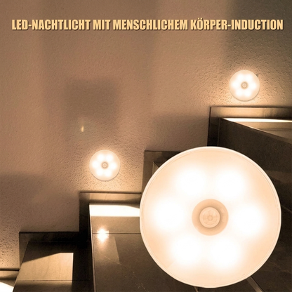 🎉🔥Über 50.000 verkauft! Kaufen 1, 1 Gratis!🎁💡LED-Bewegungsmelder für Flur & Schrank – Ohne Bohren, USB-Akku